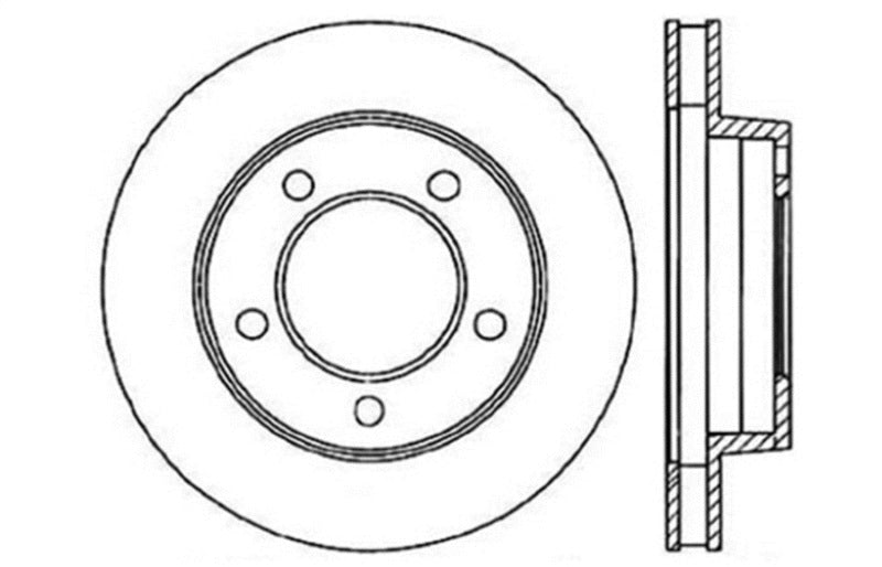 StopTech Drilled Sport Brake Rotor