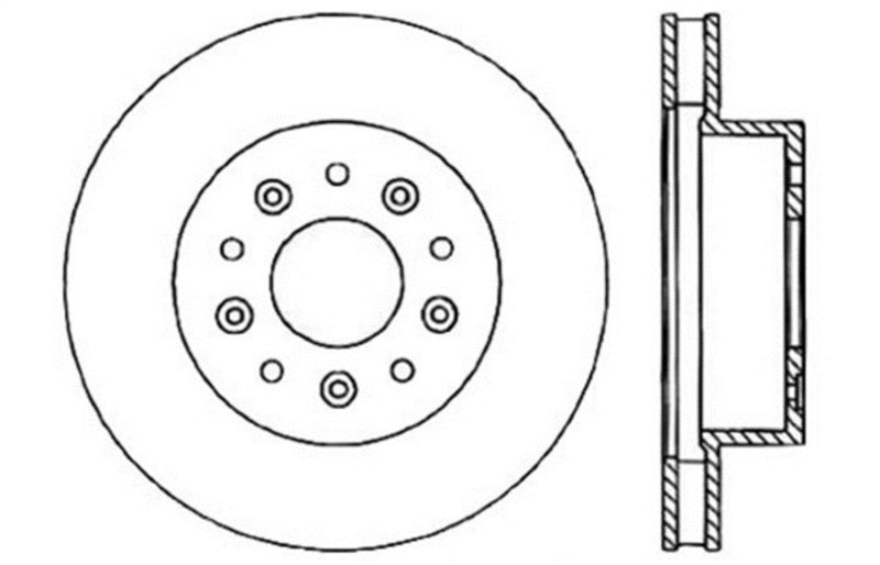 StopTech Drilled Sport Brake Rotor