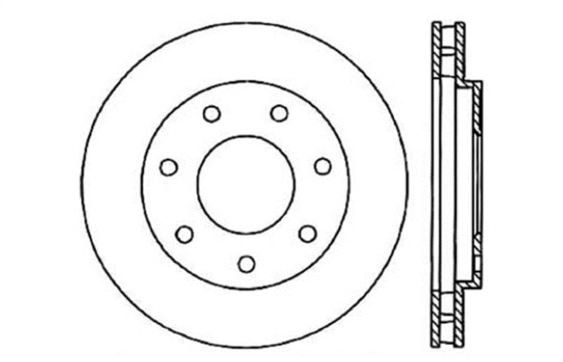 StopTech Drilled Sport Brake Rotor