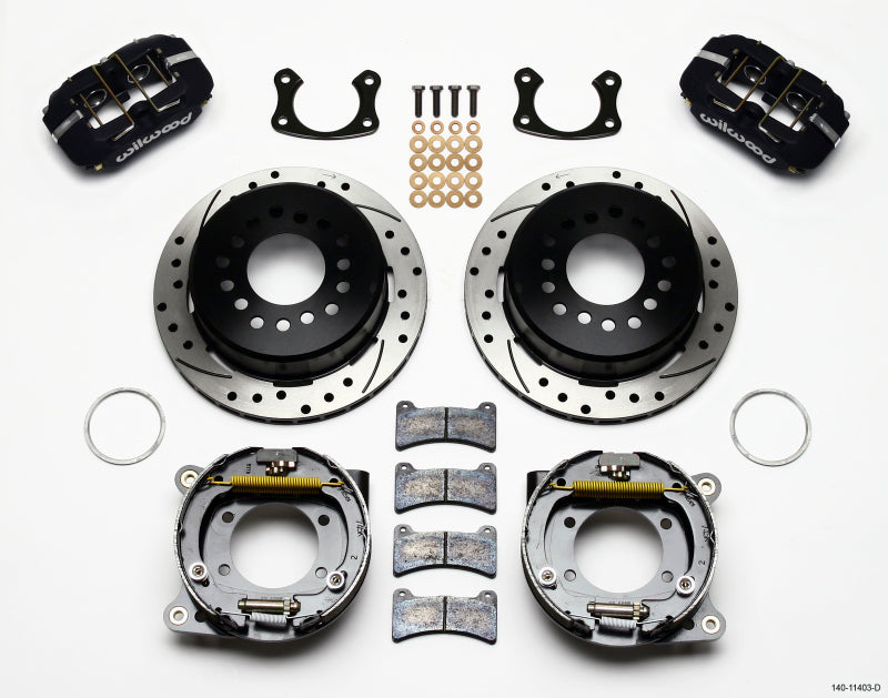 Wilwood Dynapro Low-Profile 11.00in P-Brake Kit Drilled Small Ford 2.50in Offset