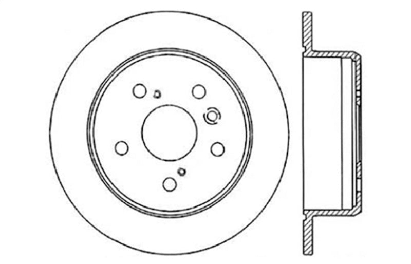 StopTech Drilled Sport Brake Rotor