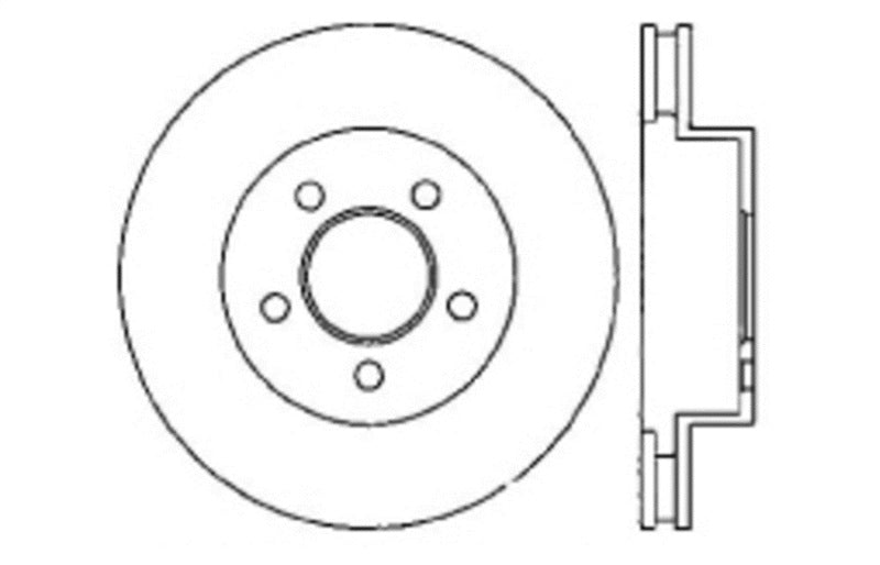 StopTech Drilled Sport Brake Rotor