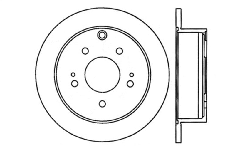 StopTech Drilled Sport Brake Rotor