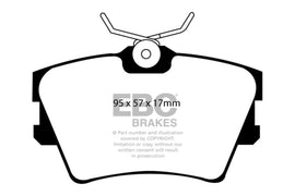 EBC 97-98 Volkswagen Eurovan 2.5L Ultimax2 Rear Brake Pads