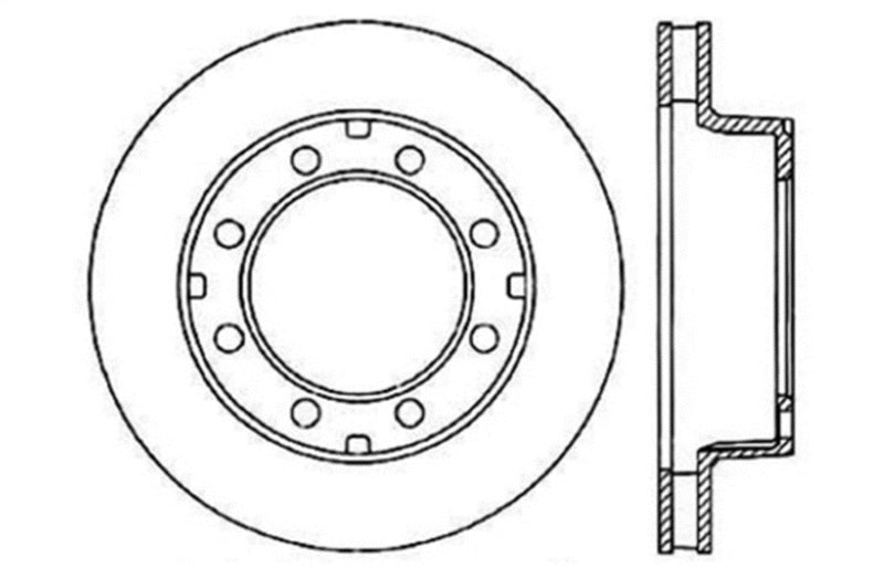 StopTech Drilled Sport Brake Rotor