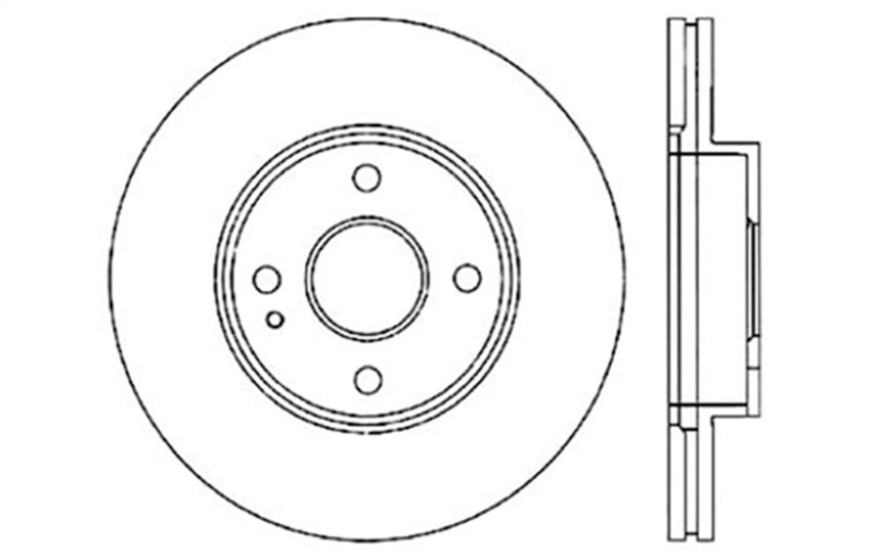 StopTech Drilled Sport Brake Rotor