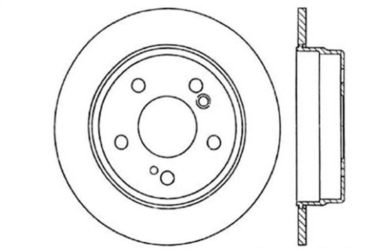 StopTech Slotted & Drilled Sport Brake Rotor