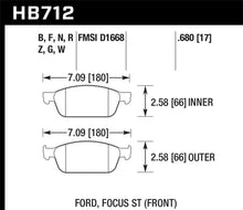 Load image into Gallery viewer, Hawk 13 Ford Focus HP+ Front Street Brake Pads