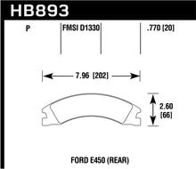 Load image into Gallery viewer, Hawk 08-16 Ford E-450 Super Duty Super Duty Street Rear Brake Pads
