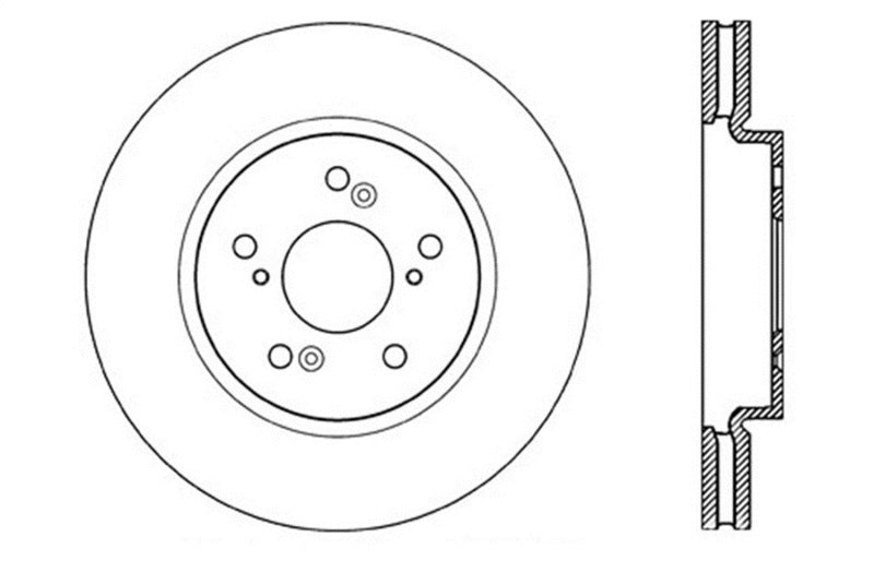 StopTech Drilled Sport Brake Rotor