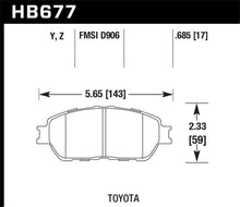 Load image into Gallery viewer, Hawk 02-03 Lexus ES300/04-06  ES 330 / 05-11 Toyota Tacoma X-Runner LTS Street Front Brake Pads
