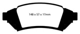EBC 04 Pontiac Grand Prix 3.8 Yellowstuff Front Brake Pads