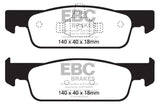 EBC 2016-2017 Smart Fortwo 0.9L Turbo Greenstuff Front Brake Pads