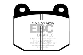 EBC Brembo XA6.L6.11 Caliper Orangestuff Brake Pads