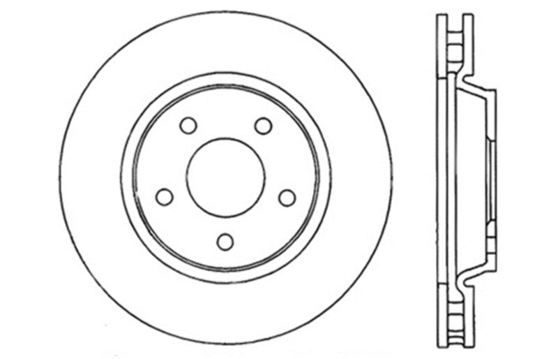 StopTech Slotted & Drilled Sport Brake Rotor