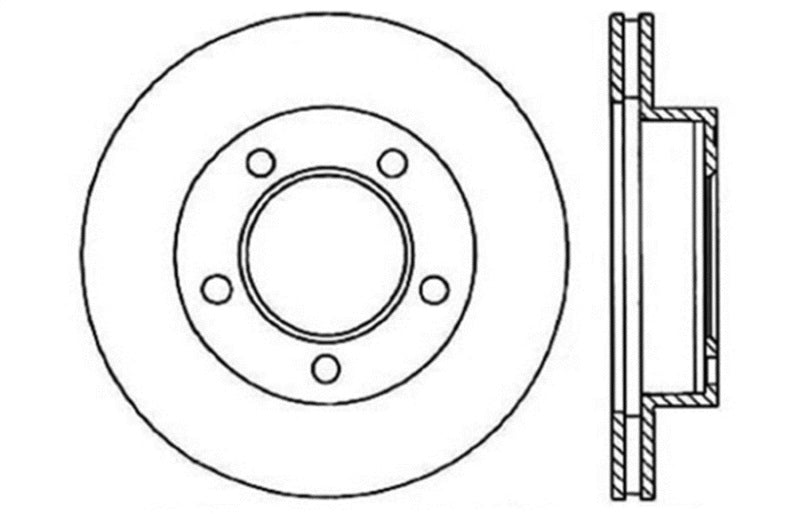 StopTech Drilled Sport Brake Rotor