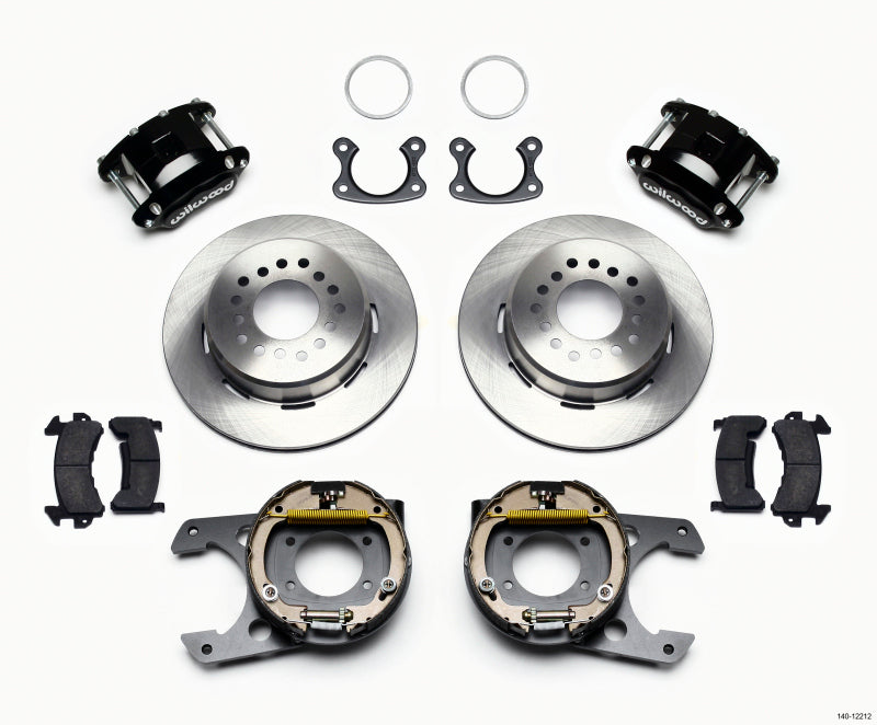 Wilwood D154 P/S Park Brake Kit Small Ford 2.50in Offset