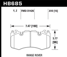 Load image into Gallery viewer, Hawk 10-11 Range Rover/Range Rover Sport Supercharged Performance Ceramic Street Front Brake Pads