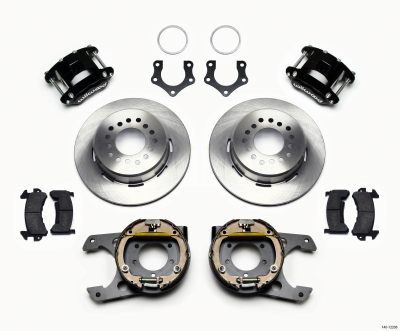 Wilwood D154 P/S Park Brake Kit Mopar/Dana 2.50in Off w/Snap Ring Brng