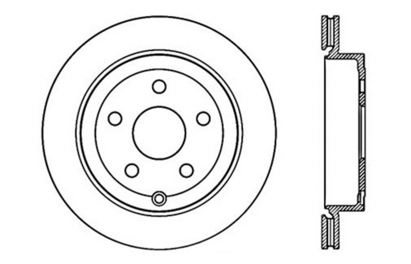 StopTech Slotted & Drilled Sport Brake Rotor
