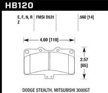 Load image into Gallery viewer, Hawk Mitsubishi 3000 GT VR4/ Dodge Stealth R/T 4WD HP+ Street Front Brake Pads