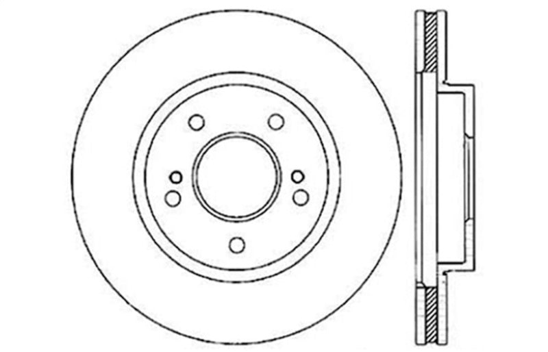 StopTech Drilled Sport Brake Rotor