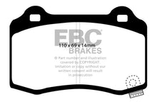 Load image into Gallery viewer, EBC 04-05 Cadillac CTS-V 5.7 Orangestuff Rear Brake Pads
