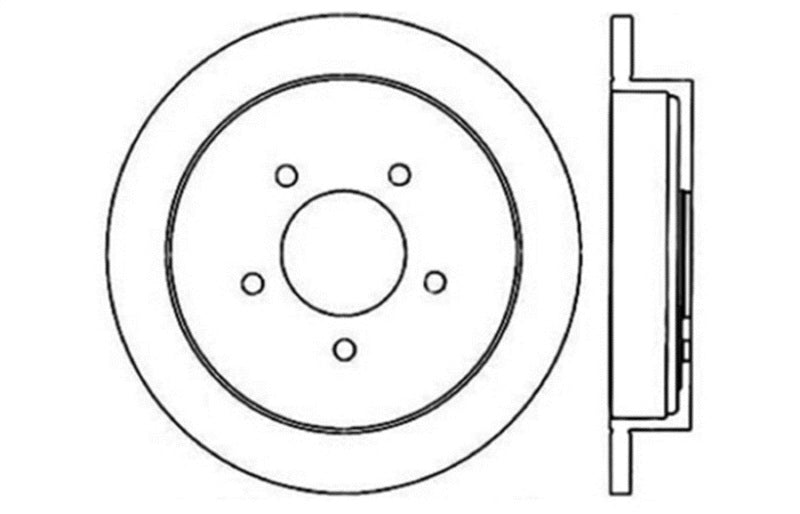 StopTech Drilled Sport Brake Rotor