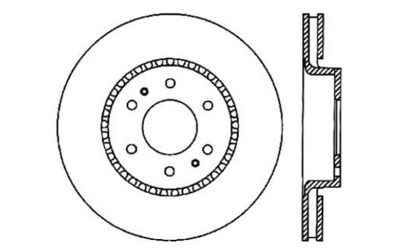 StopTech Drilled Sport Brake Rotor