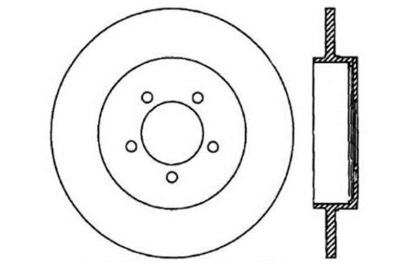 StopTech Drilled Sport Brake Rotor