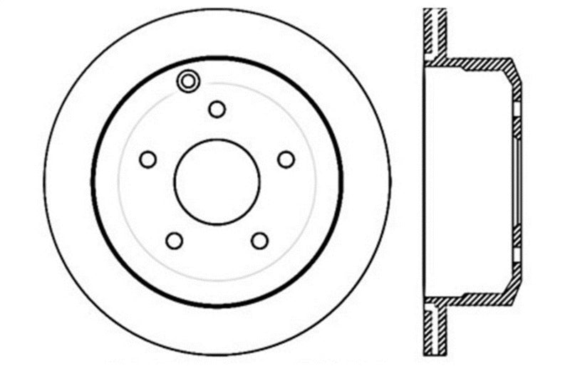 StopTech Drilled Sport Brake Rotor