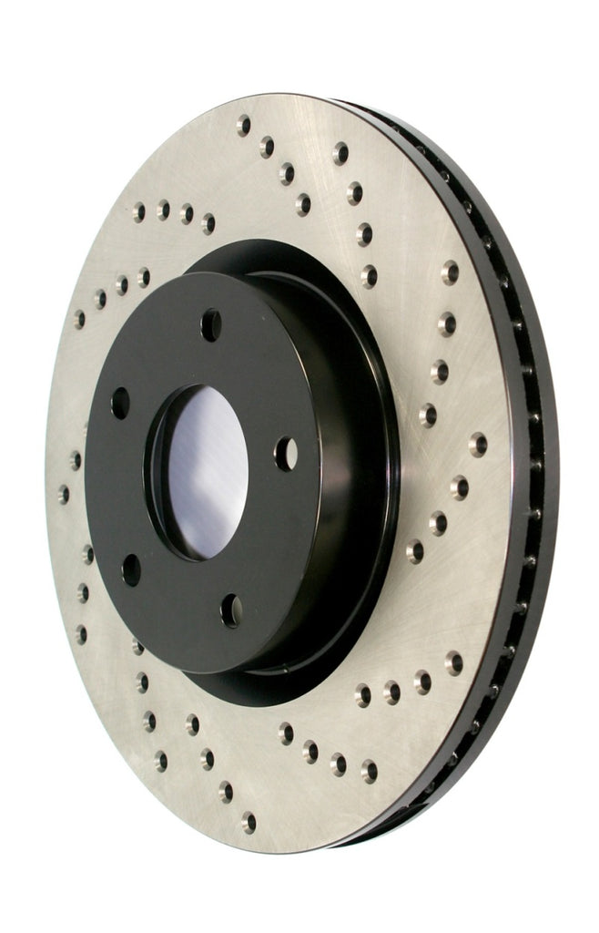 StopTech 16-17 Volvo XC90 Sport Drilled Rear Driver Side Brake Rotor