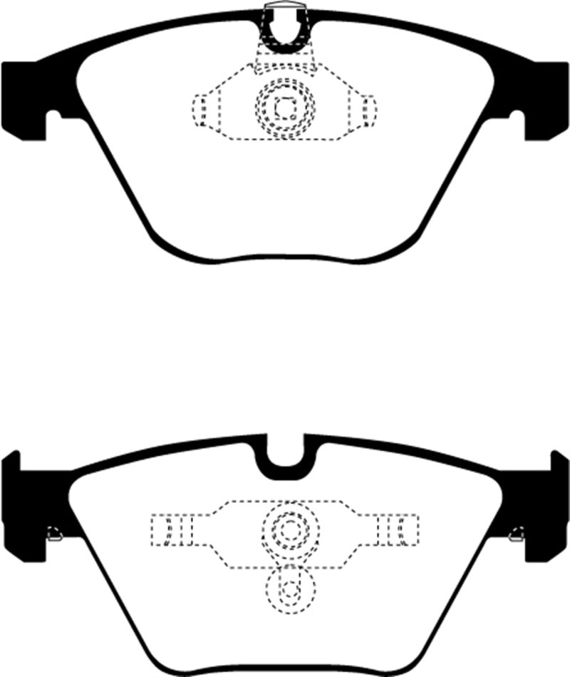 EBC 08-10 BMW M3 4.0 (E90) Yellowstuff Front Brake Pads