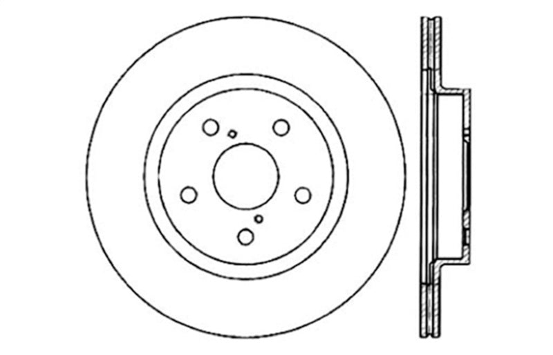 StopTech Drilled Sport Brake Rotor