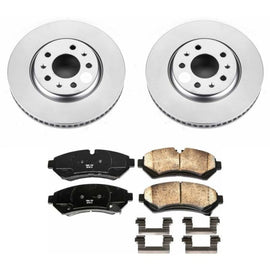 Power Stop 2003 Cadillac Seville Front Z17 Evolution Geomet Coated Brake Kit