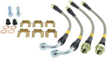 Load image into Gallery viewer, StopTech 05-06 LGT Stainless Steel Rear Brake Lines (4 Line Kit)