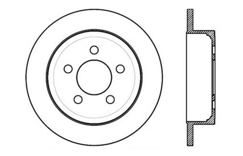 StopTech Drilled Sport Brake Rotor