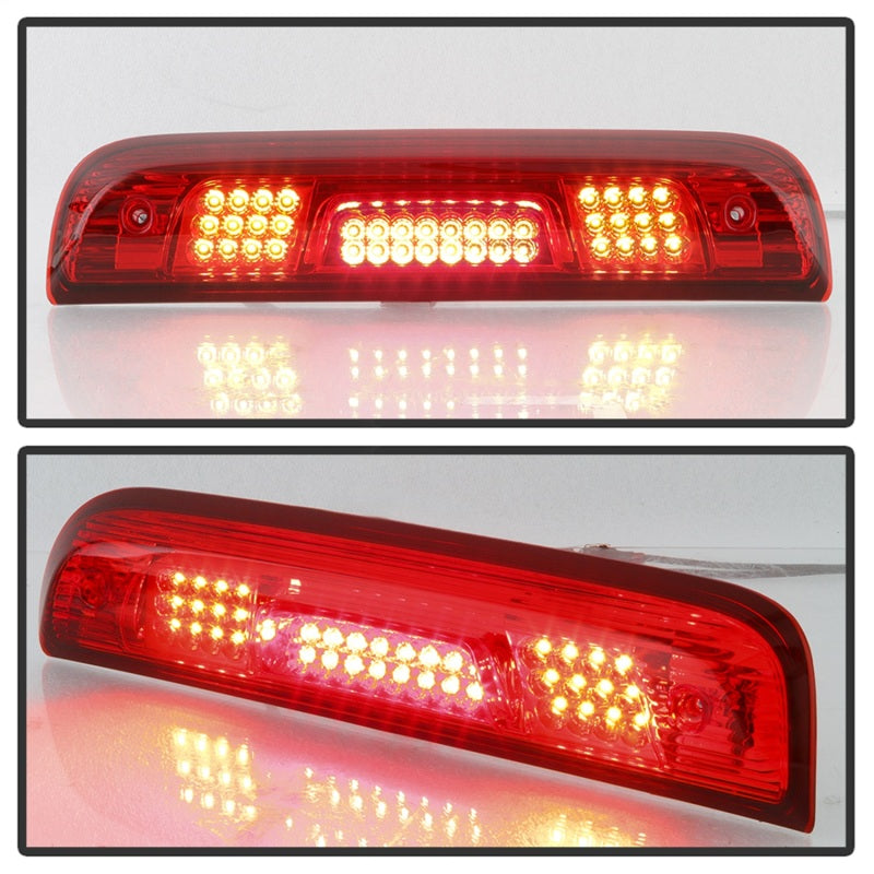 xTune 14-16 Chevrolet Silverado 1500 14-16 LED 3rd Brake Light - Red Clear (BKL-CSIL14-LED-RD)