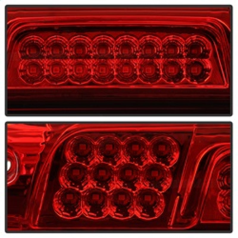xTune 14-16 Chevrolet Silverado 1500 14-16 LED 3rd Brake Light - Red Clear (BKL-CSIL14-LED-RD)