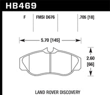 Load image into Gallery viewer, Hawk 96-04 Land Rover Discovery / 95-02 Range Rover HPS Street Front Brake Pads