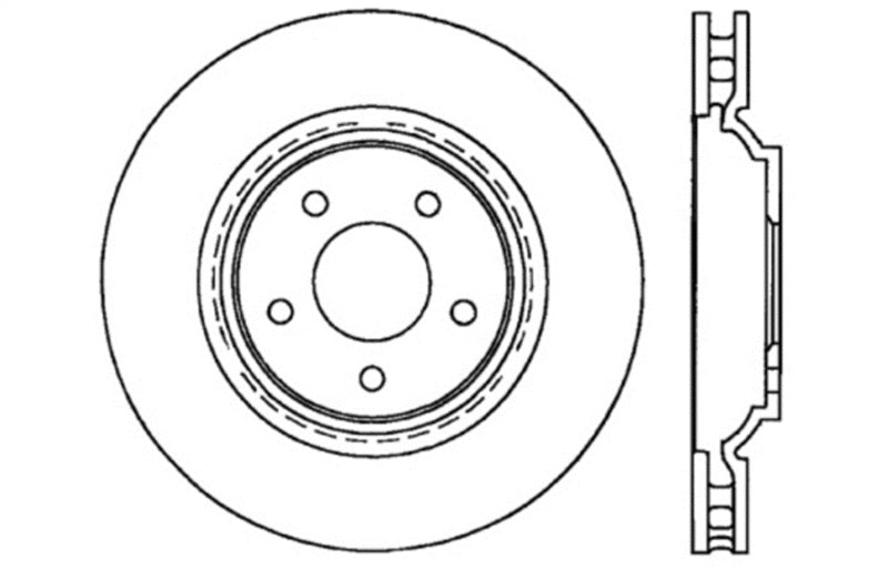 StopTech Drilled Sport Brake Rotor