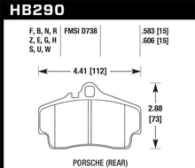 Load image into Gallery viewer, Hawk 98-08 Porsche 911 Carrera 2 / 07-08 Boxster S / 06-08 Cayman S Rear DTC-60 Race Brake Pads