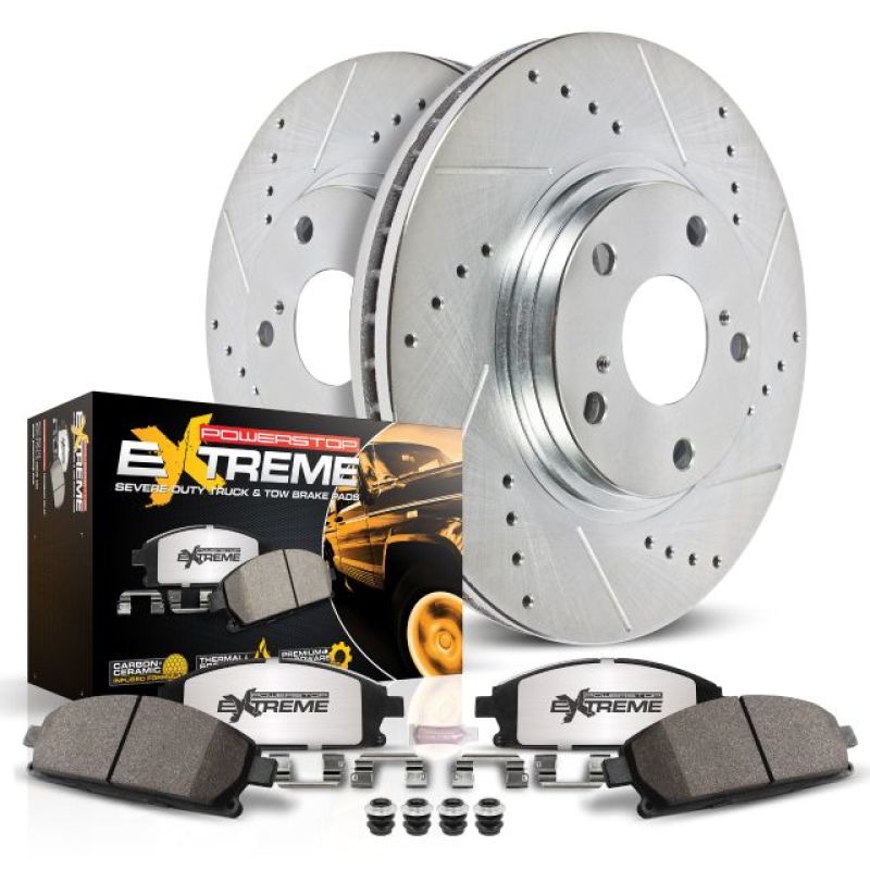 Power Stop 2015 Mercedes-Benz ML250 Front Z36 Truck & Tow Brake Kit