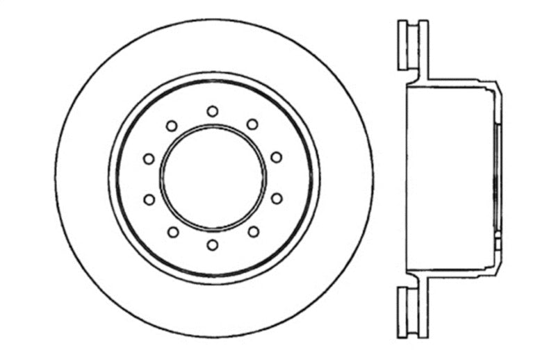 StopTech Drilled Sport Brake Rotor