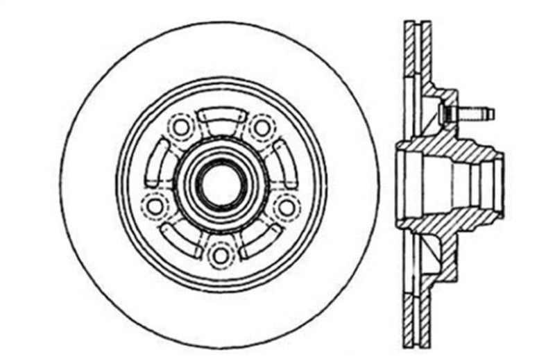 StopTech Drilled Sport Brake Rotor