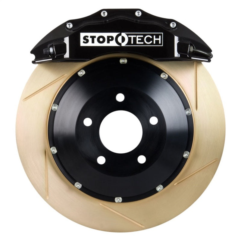 StopTech 08-13 BMW M3 w/ Black ST-60 Calipers 380x35mm Slotted Rotors Front Big Brake Kit