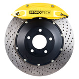 StopTech 00-05 Toyota Celica GTS ST-40 Yellow Calipers 328x28mm Drilled Rotors Front Big Brake Kit