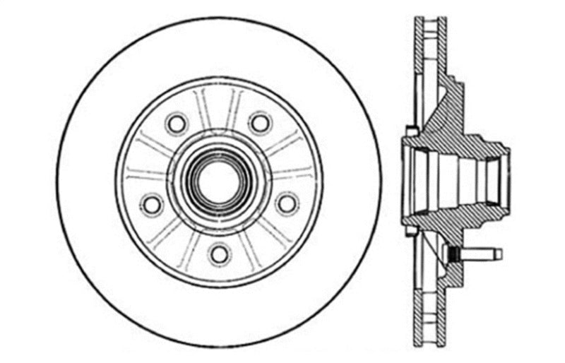 StopTech Drilled Sport Brake Rotor