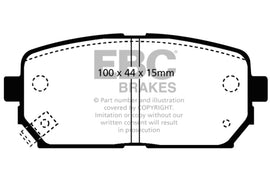 EBC 2007-2010 Kia Rondo 2.4L Ultimax2 Rear Brake Pads