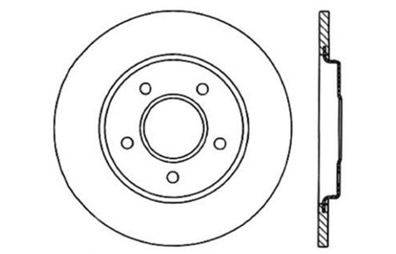 StopTech Slotted & Drilled Sport Brake Rotor